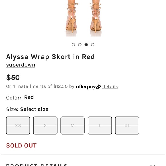 SOLD OUT Revolve Wrap Skort - Picture 2 of 4